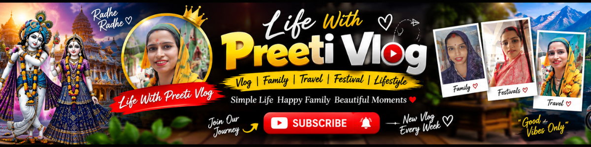 Life With Preeti Vlog Banner