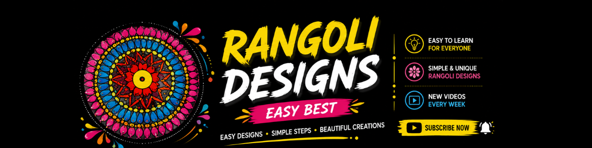 🌸Rangoli Designs by Pinky Banner