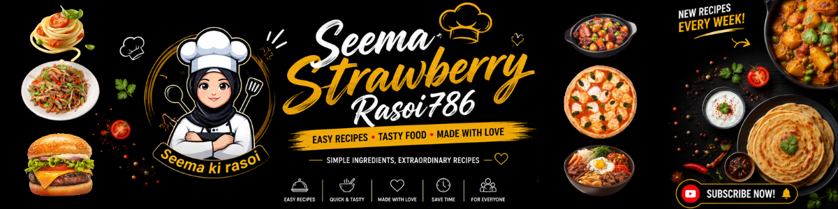 Seema Strawberry Rasoi786 Banner